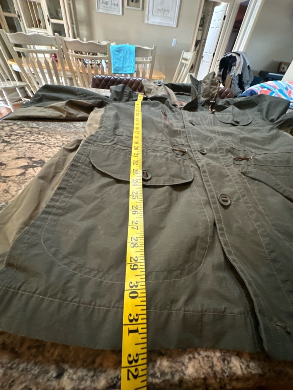 The Territory Ahead Olive Green Lightweight Anorak - Picture 10 of 11